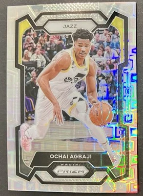 2023-24 Panini Prizm Ochai Agbaji Pandora Premium Prizm /150 Utah Jazz - Image 1 of 2