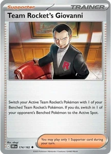 Pokemon - Team Rocket's Giovanni - 174/182 - Uncommon - Reverse Holo - Scarlet & - Picture 1 of 1