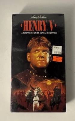 Kenneth Branagh Henry V VHS 1989 NEW SEALED Watermark Foto 1 de 3