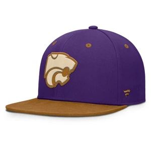 Men's Fanatics Purple/Brown Kansas State Wildcats NoBo Fitted Hat - Picture 1 of 4