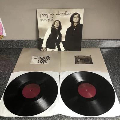 DOUBLE VINYL LP JIMMY PAGE ROBERT PLANT NO QUARTER 526 362-1 UK 1ST PRESS NM/NM- - Image 1 of 4
