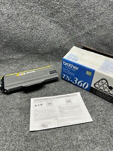 Brother TN360 High Yield Black Toner Cartridge Genuine OPEN BOX