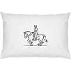 2 x 'Dressage Horse Rider' Cotton Pillow Cases (PW00032543)