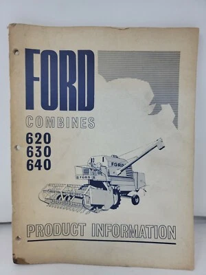 Ford 620 630, 640, Combine Product information  Manual - Image 1 of 3
