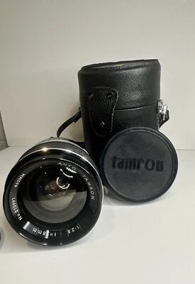 TAMRON AUTO TAMRON 1:2.8 F=28MM 62MM No. 621288 LENS WITH CASE JAPAN - Imagem 1 de 4