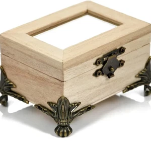 piedino piede per mobiletto in ottone anticato decorazione baule mobile cod.18 - Foto 1 di 9