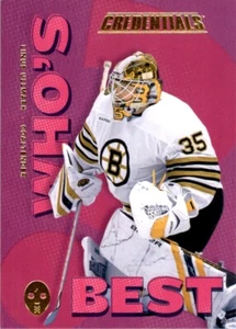 2023-24 Upper Deck Credentials Who's Best Linus Ullmark Boston Bruins #WB-LU - Picture 1 of 2