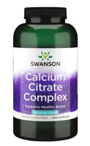 Swanson Premium - complejo de citrato de calcio 250 mg - 300 cápsulas - Imagen 1 de 2