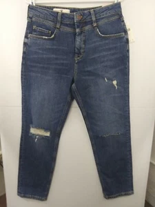 Anthropologie Pilcro Distressed Slim Fit High Rise Blue Jeans sz 29 NWT $128 - Picture 1 of 5