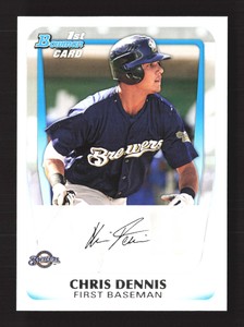 2011 Bowman Baseball 1st Bowman #BP2 Chris Dennis Prospects