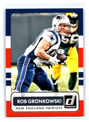 2015 Panini Donruss #118 Rob Gronkowski New England Patriots - Image 1 of 2
