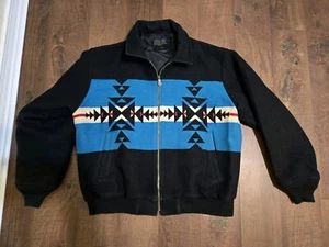 Pendleton High Grade Western Wear Navajo Aztec Wool Jacket Size Large XXL - Picture 1 of 8