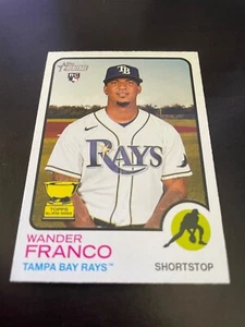 2022 Topps Heritage - Player Icon Color Swap Variation Wander Franco #347 (RC) - Foto 1 di 1