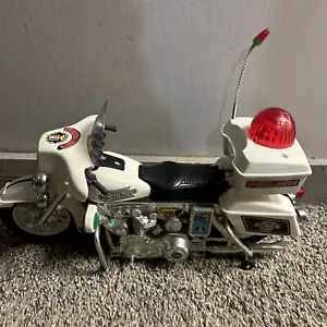 Vintage Sun Ta Toys 80er Maßstab 1/6 Super Polizei Motorrad ST-8700 funktioniert LESEN - Bild 1 von 6