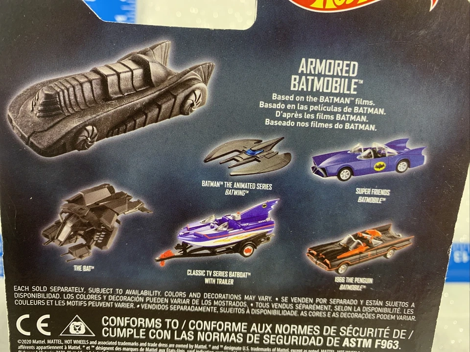 Hot Wheels The Dark Knight 1:50 Batman Tumbler - Black (DKL20)