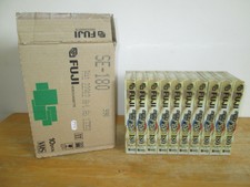 Box of 10 x Fuji SE-180 Super VHS PRO Blank Video Tapes Cassettes - All Sealed