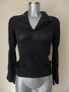 ISABEL MARANT - TOP - SOIE & LYCRA - NOIR - TAILLE 2 / 38fr - AUTHENTIQUE - Imagen 1 de 6