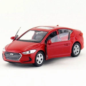 1/36 Scale Hyundai Elantra Model Car Diecast Toy Cars Boys Toys Kids Gifts Red - Picture 1 of 7