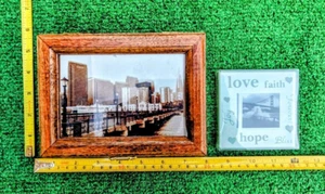 Wooden Trinket Jewelry Storage Box Picture Frame-Top San Francisco Lid+Coasters - Picture 1 of 6