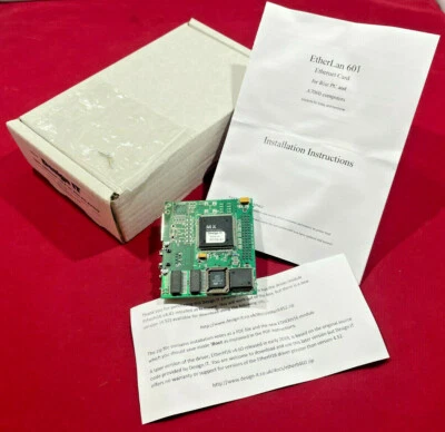 New 10baseT E601NIC Ethernet card Boxed for Acorn A7000 / Risc PC Computers - Image 1 of 4