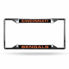 Cincinnati Bengals NFL All Corner EZ View Metal Laser Cut License Plate Frame