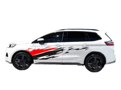 Kit de pegatinas gráficas de vinilo a rayas de coche para Ford Edge Sport calcomanías de puerta lateral Foto 1 de 4