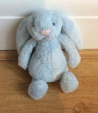 "Little Jellycat" Rabbit Rattle Blue Soft Toy JELLY2643