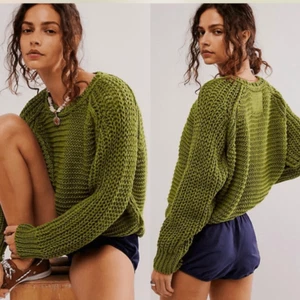 Suéter Free People We the Free Essential de lino cuello redondo - Imagen 1 de 7