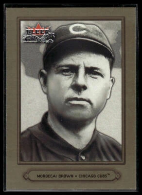 2002 Fleer Fall Classic #48 Mordecai Brown - Image 1 of 2