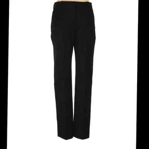 Theory Double Stretch Pleated Black Trouser Pant Women 4 NEW Professional Basic - Picture 1 of 8
