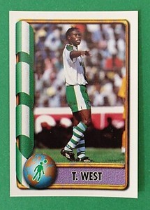 1998 Navarrete France World Cup FIFA Ax Cromo #398 TARIBO WEST Nigeria Team