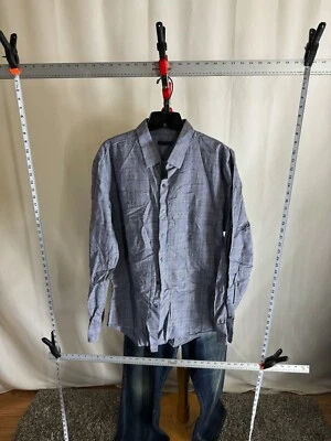 Zachary Prell Plaid LONG SLEEVE SHIRT XL Extra Large 17 x 35/36  - Image 1 of 4