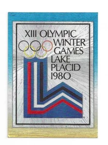 Centennial Olympic Games 1995 Official Poster Card P-17 Winter Olympiad XIII - Picture 1 of 2