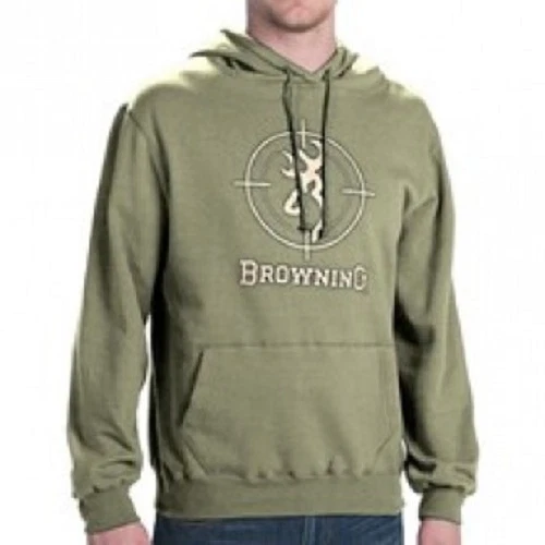 SUDADERA CON CAPUCHA MARRÓN LODEN VERDE HOMBRE PEQUEÑA TOTALMENTE NUEVA Foto 1 de 1