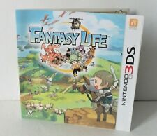 Fantasy Life Manual Only NO GAME Nintendo 3DS Instruction Booklet Original
