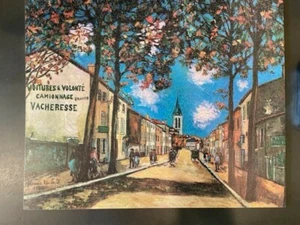 Stave Wooden Puzzle 1991 Saint Romain ar Anse 955 pieces Large - Maurice Utrillo - Picture 1 of 8