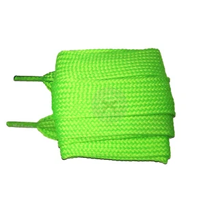 Mr Lacy Fatties - neongrüne fetthaltige Schnürsenkel (130 cm Länge | 25 mm Breite) - Bild 1 von 1