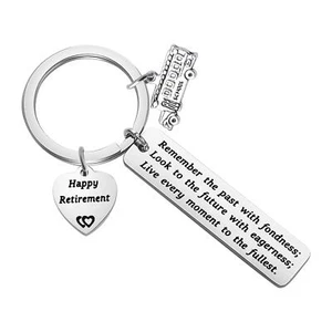Thank You Gift for School Bus Driver Keychain Appreciation Gift End of The Sc... - Picture 1 of 7