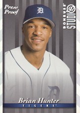 1997 Studio Silver Press Proofs #111 Brian Hunter Tigers