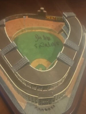 john sterling signed danbury mint stadium replica new york yankee autographed ny - Image 1 of 4