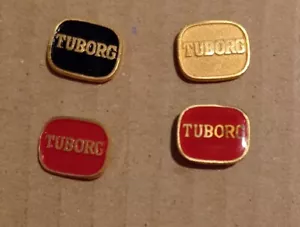 Lote de insignias de alfiler de palo vintage años 70 de cerveza TUBORG - Imagen 1 de 1