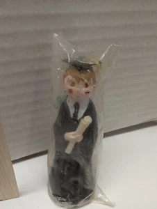 RARE Vintage Wilton Graduation Boy Cake Topper. In bag L104 - Picture 1 of 4