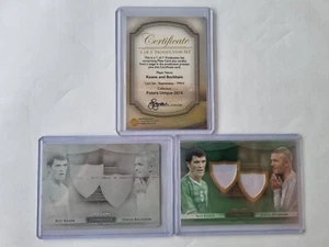 David Beckham & Roy Keane Futera 2014 Jersey Printing Plate Booklet 1/1!!! - Picture 1 of 2