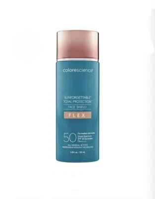 Colorescience Sunforgettable Total Protection Face Shield MEDIUSPF 50 NEW NO BOX - Image 1 of 4