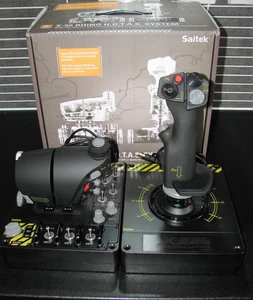 X-55 Rhino HOTAS - Joystick & Throttle - Saitek Pro Flight Series - Picture 1 of 2