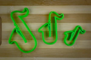 Saxophon - Holzblasinstrument - Sax Jazz - Ausstechform Multi-Size - Bild 1 von 10