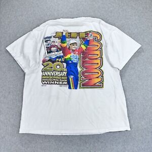 Jeff Gordon Brickyard 400 20th Anniversary T Shirt Size Large NASCAR