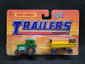 Matchbox Trailers Two Pack TP108 Ford Tractor and Hay Trailer - Picture 1 of 6