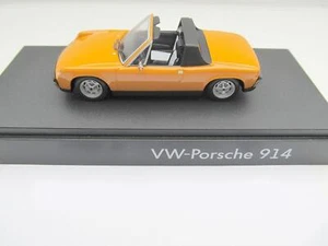Volkswagen VW Porsche 914 1:43 Minichamps Arancio Nuovo Originale 811.099.300.K - Foto 1 di 5
