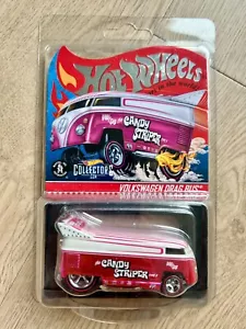 Hot Wheels 2020 RLC Volkswagen Drag Bus Candy Striper x/20000 - Picture 1 of 4